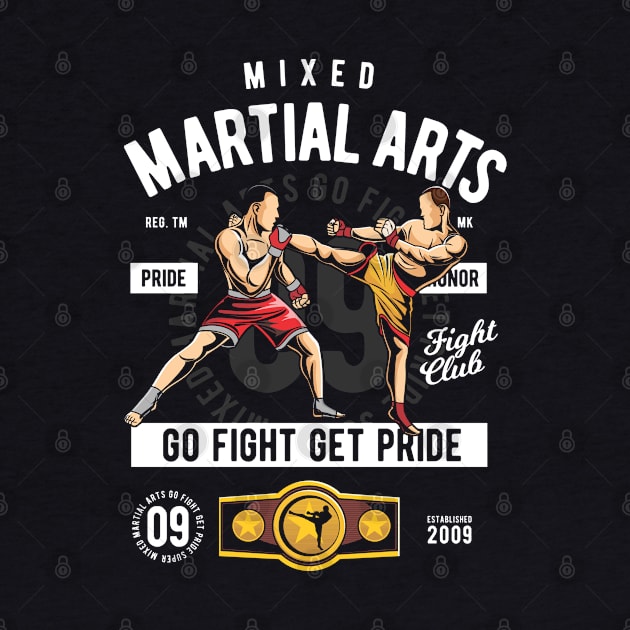 Mixed Martial Arts Series: Go Fight by Jarecrow 